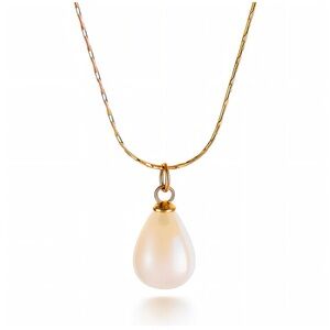 B3. Drop Pearl Necklace